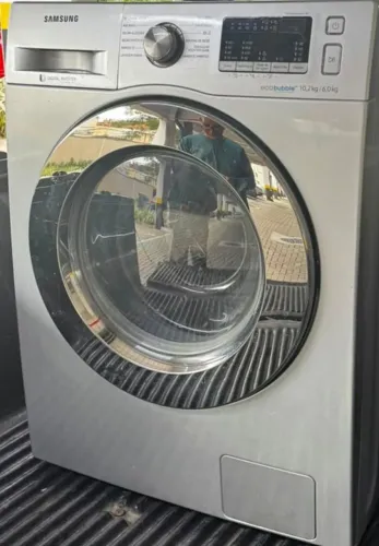 Lava e seca Samsung 10 kg Cinza