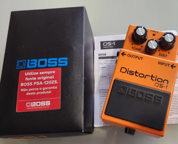 Pedal Boss Distortion ds1 na caixa zerado