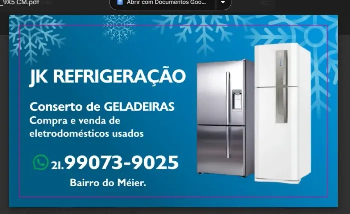 Conserto de geladeira
