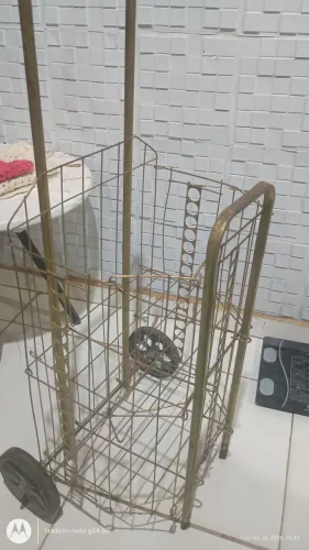 Carrinho de compra feira ou supermercado