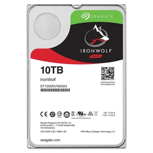 HD 10TB IRON WOLF NOVO.