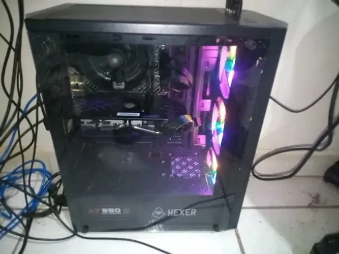 PC GAMER (NOVO) | 16gb RAM DDR4 + RX 550 + AMD Ryzen 5 5500 (sem ssd)