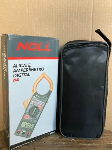 Alicate Amperímetro Digital 200 a 1000A AC Abertura da Garra 54mm Noll