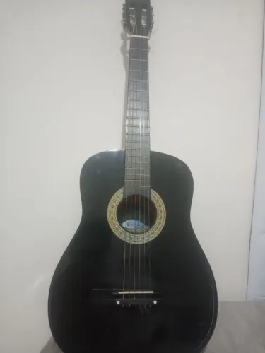 Violão preto Austin usado
