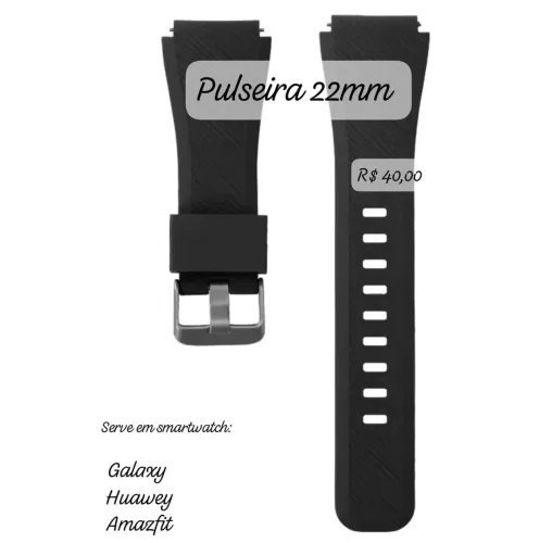 Pulseira smartwatch 22mm