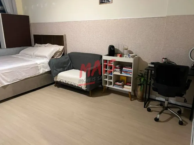 Sala Living à venda, 46 m²- Itararé - São Vicente/SP