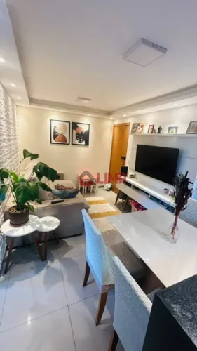 Apartamento Residencial Parque Barcelona 47m², semi mobiliado