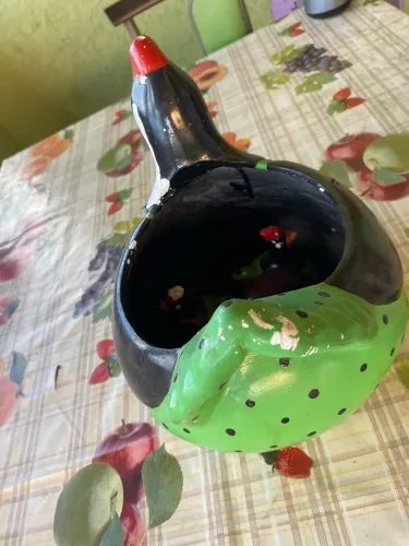 Galinha em gesso