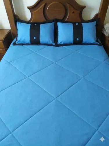 Cobre leito com travesseiros (novo)