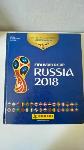 Album capa dura da copa do mundo de 2018 completo