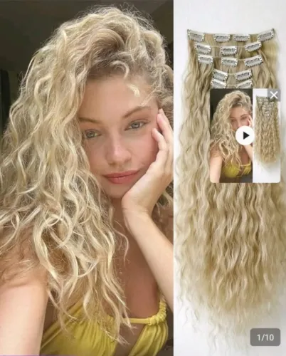 Cabelo Mega Hair tic tac Fibra