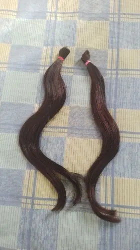 Cabelo humano tingido 40 cm 70 gramas