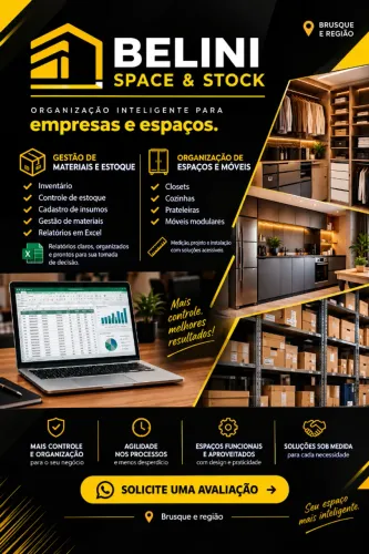 Móveis Modulados, Montagem, Instalação e Organização de Espaços | Belini Space & Stock