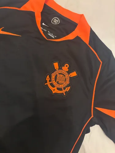 Camisa Corinthians Nike Total 90 III 2025/26 Torcedor Pro Masculina - Preto+Laranja
