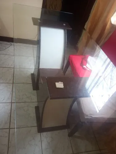BASE E VIDRO PARA MESA 6 CADEIRAS