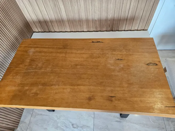 Mesa rústica madeira maciça 