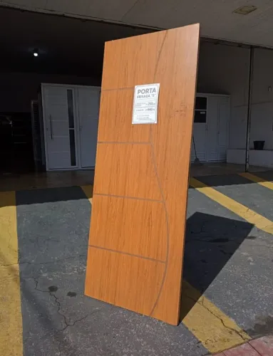 PROMO! PORTA DE MADEIRA ENCERADA, TRATADA E COM FURO DA FECHADURA FRISADA 60CM 70CM 80CM