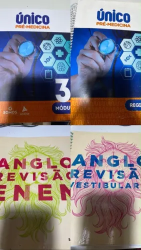 Lote Completo de Módulos Anglo e Único - ENEM e Vestibulares