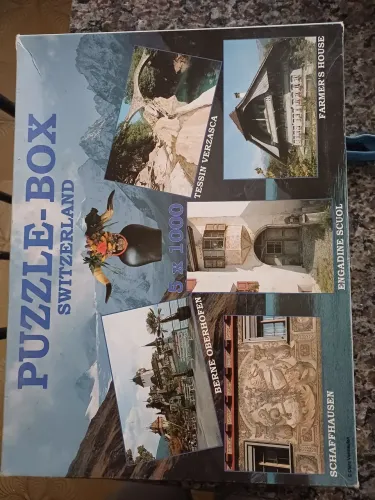 Quebra cabeca Switzerland (5x1000 peças)
