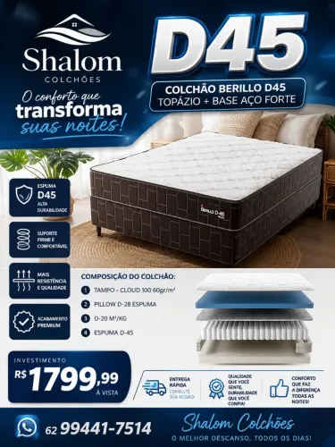Colchão D45 casal