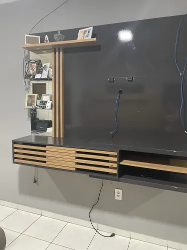Sala sofá + painel 