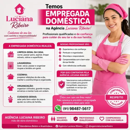 Agência de serviço doméstico Luciana Ribeiro 