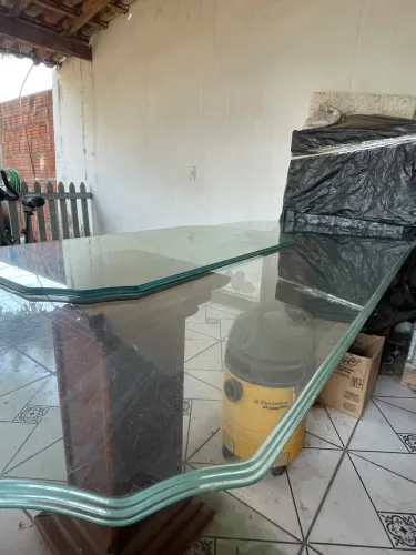 Vendo mesa de vidro ou so a chapa