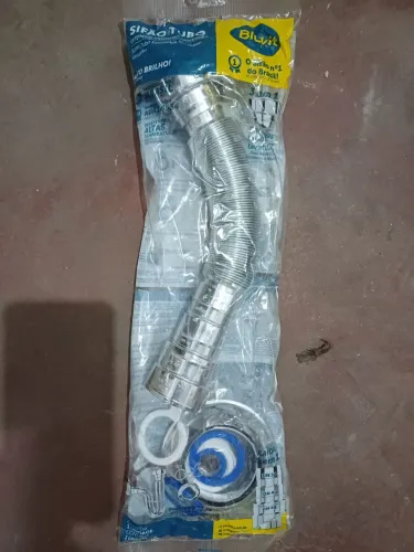 Sifão extensível cromado