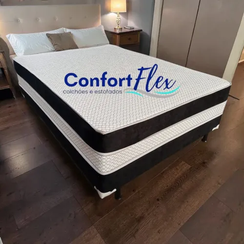 Cama casalnde de molas ensacadas, a pronta entrega