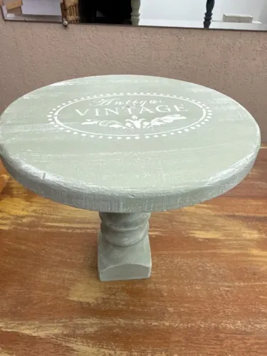 Suporte decorativo verde 25cm