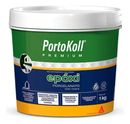 Rejunte Portokoll Epoxi Branco 1KG