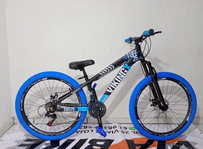 Bicicleta aro 26 Freeride Grau Freio a disco Original