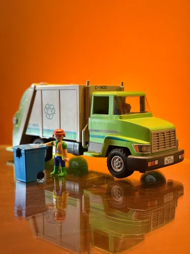 PLAYMOBIL CAMINHÃO DE RECICLAGEM