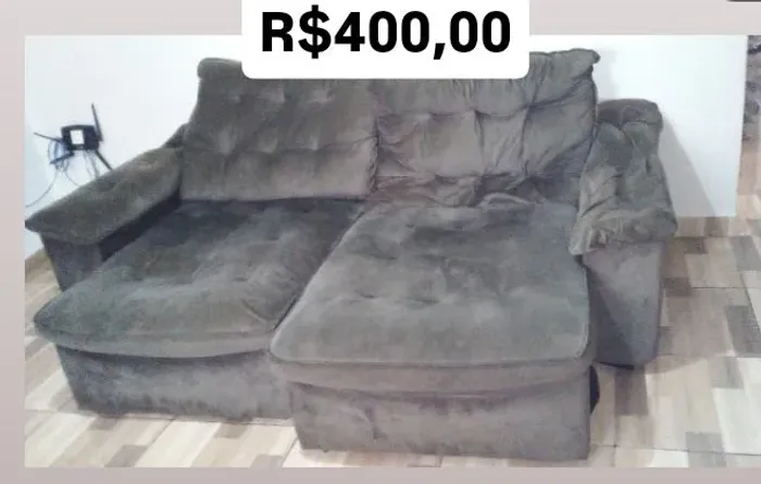 VENDE-SE SOFÁ RETRÁTIL E RECLINÁVEL