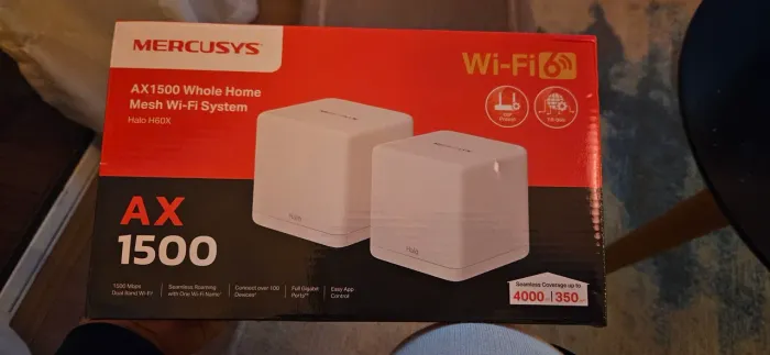 Mercusys H60X Roteador Mesh Duplo Wi-Fi 6