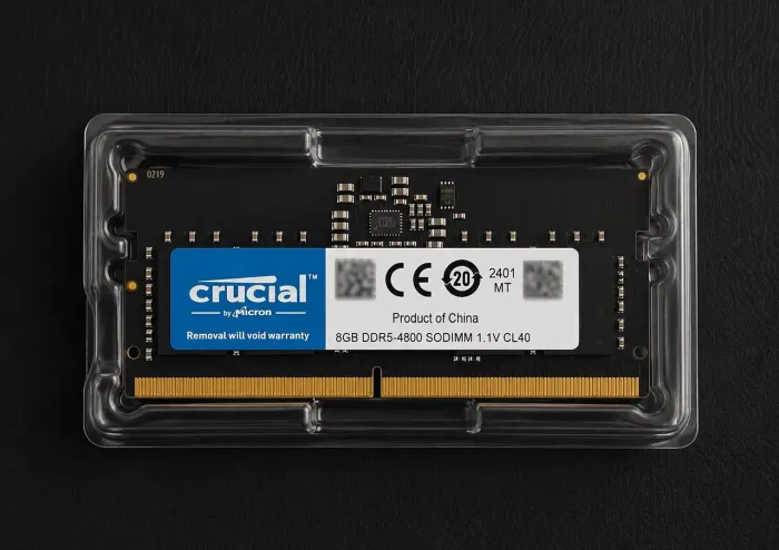 Memória ram ddr5 Crucial 8GB 4800hz Notebook