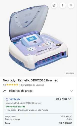 NEURODYN 10 CANAIS - USADO 4 VEZES