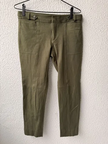 Calça Sloan, com elastano, tamanho P, feminina