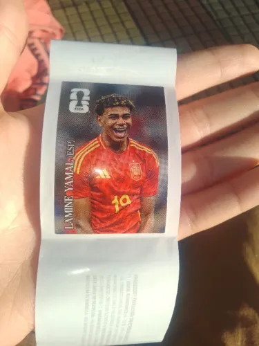 Figurinha da copa do mundo promocional da coca cola, Espanha (LAMINE YAMAL)