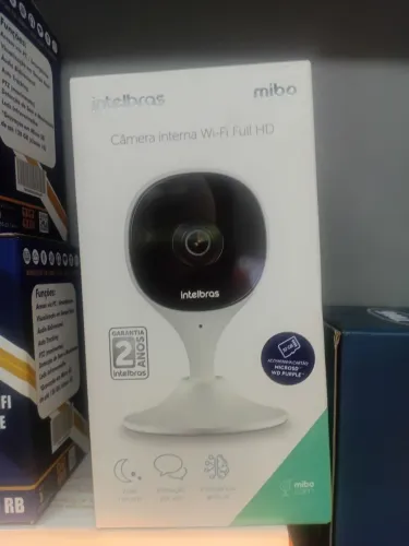 Câmera Intelbras Wi-Fi full HD + cartão de memória + instalação