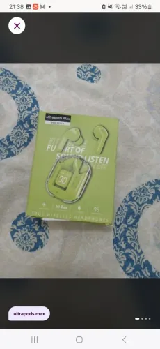 Fone de ouvido sem fio