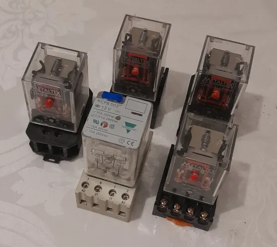 Relé Metaltex T2RC2 - 12VDC