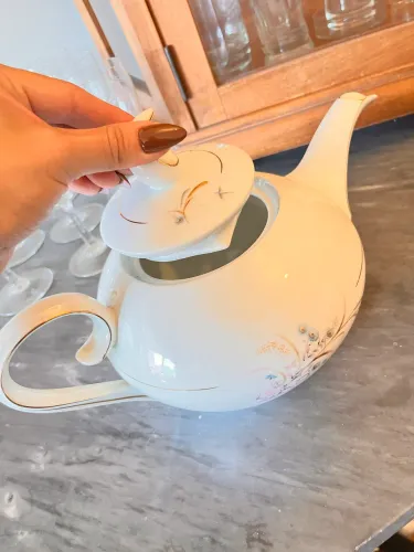 Bule de chá porcelana Schmidt 