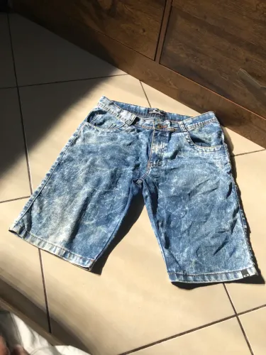 Bermuda jeans masculina
