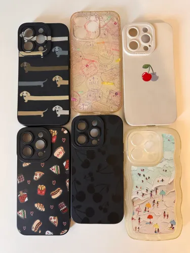 kit com 6 capinhas para IPHONE 14 PRO