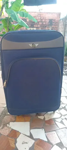 Mala de viagem azul