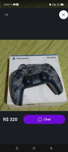 PlayStation 5 Controle novinho estou vendendo por q veio cor errada 