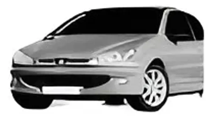Spoiler Para Choque Dianteiro Peugeot 206 1998 2008 Preto