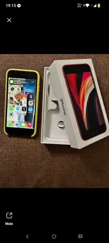 iPhone SE segunda geração, 64 GB, completo com caixa.