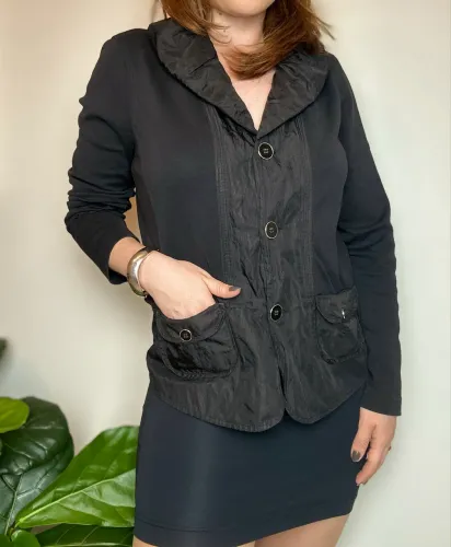 Blazer Preto M Feminino